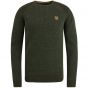 Pme legend r-neck cotton rib melee knit rosin