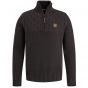 Pme legend half zip collar cotton yarn antracite