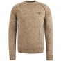 Pme legend r-neck heavy knit mixed yarn knit otter