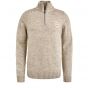 Pme legend r-neck heavy knit mix yarn bone white