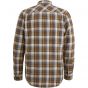 Pme legend l/s shirt twill yarndyed check brown