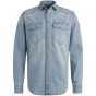 Pme legend long sleeve shirt  bleach denim