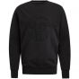 PME Legend crweneck slub-look jacquard sweat black