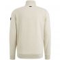 Pme legend zip jacket jacquard sweat bone white