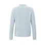 Yaya sweater turtleneck l/s ribbed details blue