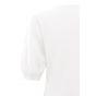 YAYA fine yarn puff sleeve sweater off white