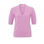 Yaya v-neck s/s sweater sis pink