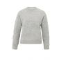 YAYA flower jacquard sweater formal gray melange