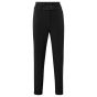 Yaya woven high waist trousers with belt black