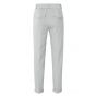 YAYA scuba straight leg trousers harbor mist grey