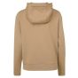 Yaya hoodie big placket amphora dark sand