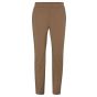 Yaya jersey scuba trousers cotton blend dark sand