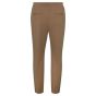 Yaya jersey scuba trousers cotton blend dark sand