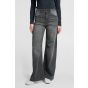 Yaya extra wide leg denim grey