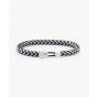 Pig & hen catena foxtail armband navy | silver