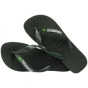 Havaianas Brasil Logo Green Olive/Green Olive