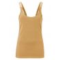 Yaya singlet with split elastic straps dusty oker