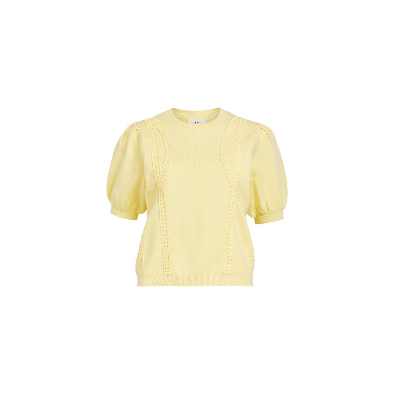 Object objulla 2/4 knit pullover lemon meringhue