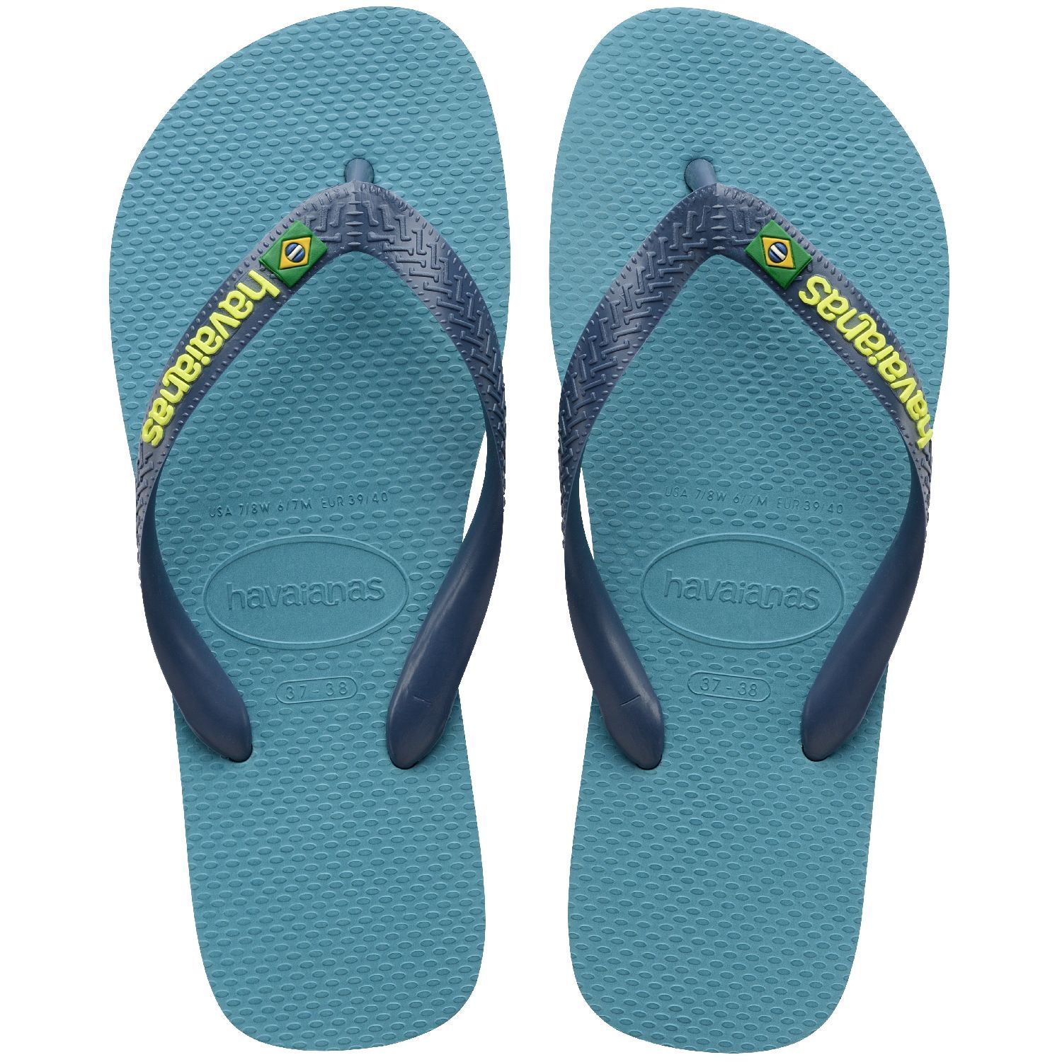 Havaianas Brasil logo nautical blue