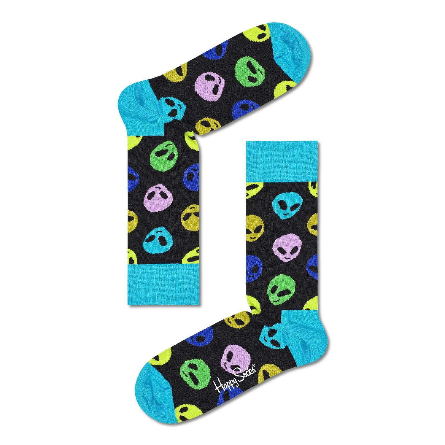 Happy Sock Alien Sock