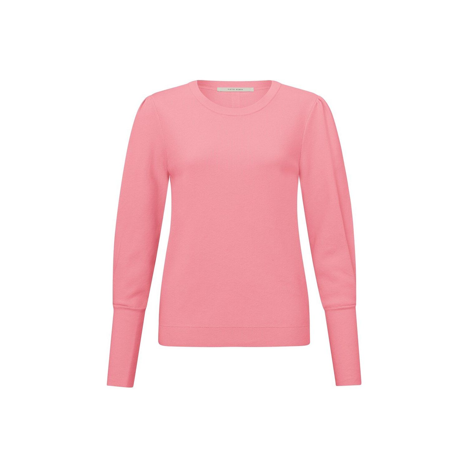 Yaya puff sleeve sweater morning glory pink