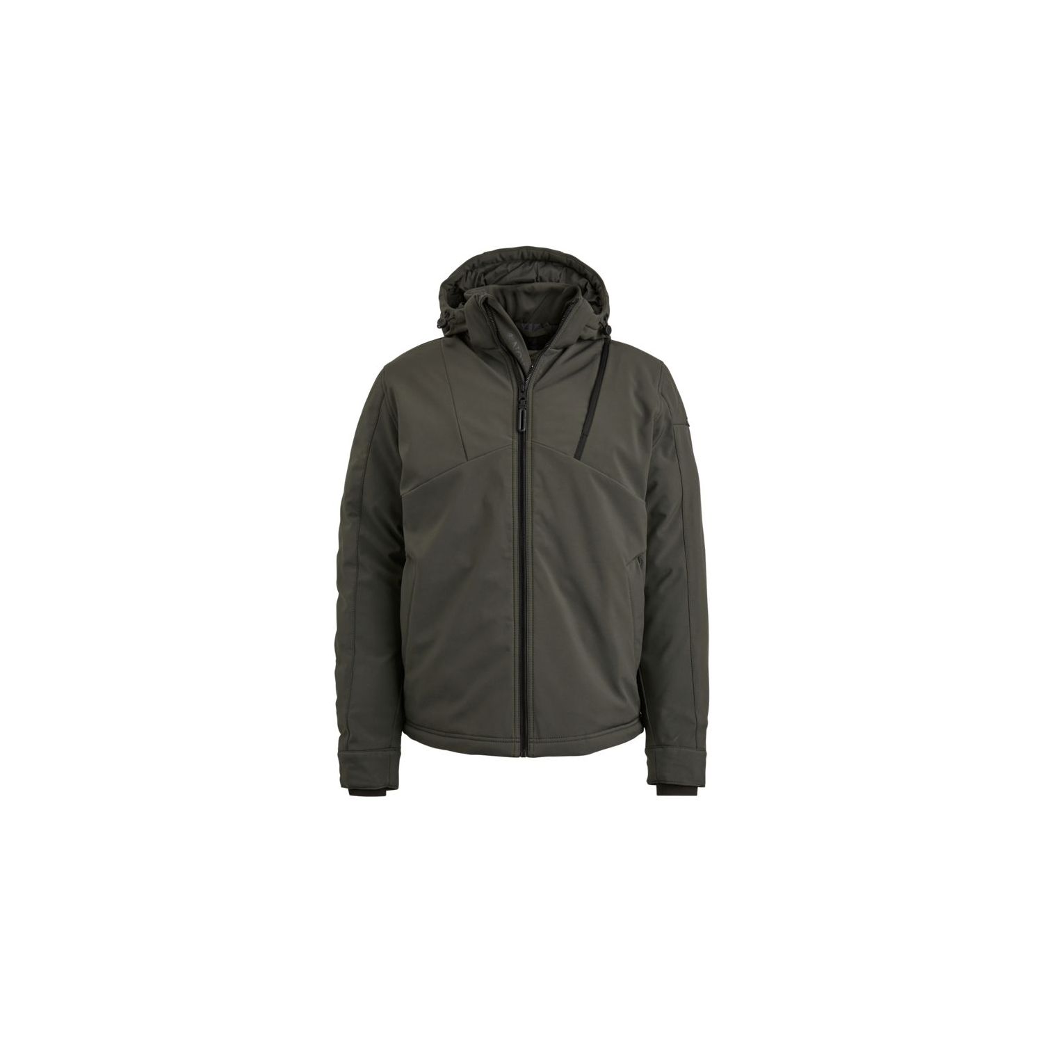 Cast Iron hooded jacket softshell superbolt peat