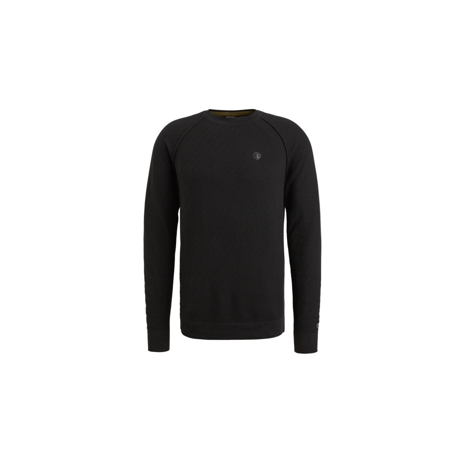 Cast iron crewneck cotton acrylic jet black