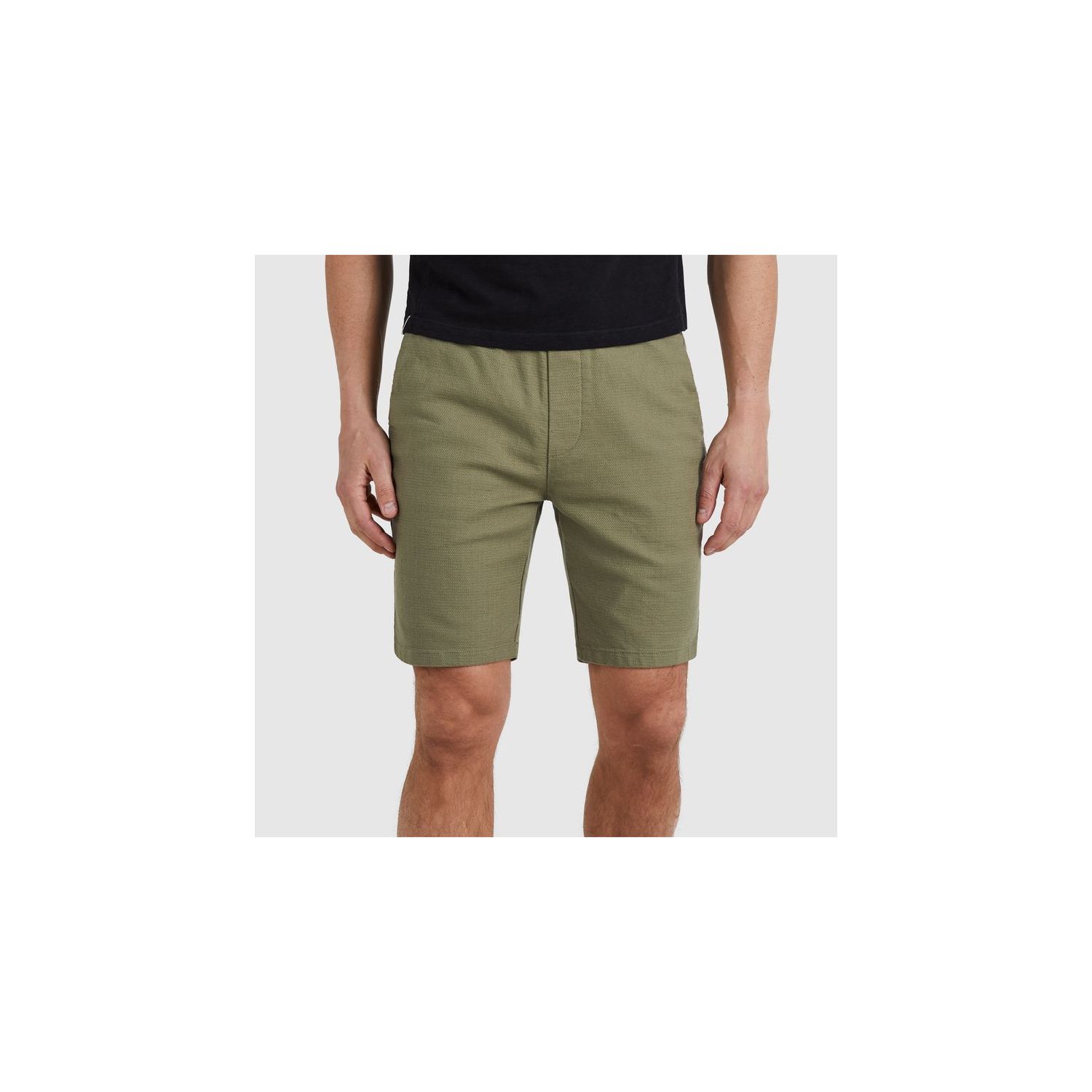 Cast Iron chino shorts structure olivine