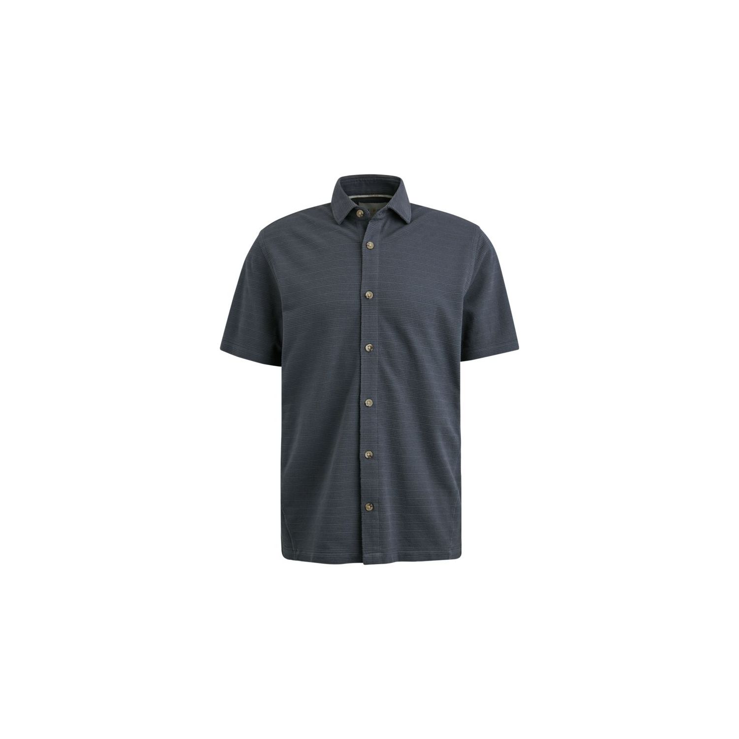 Cast Iron shirt structure jersey ombre blue