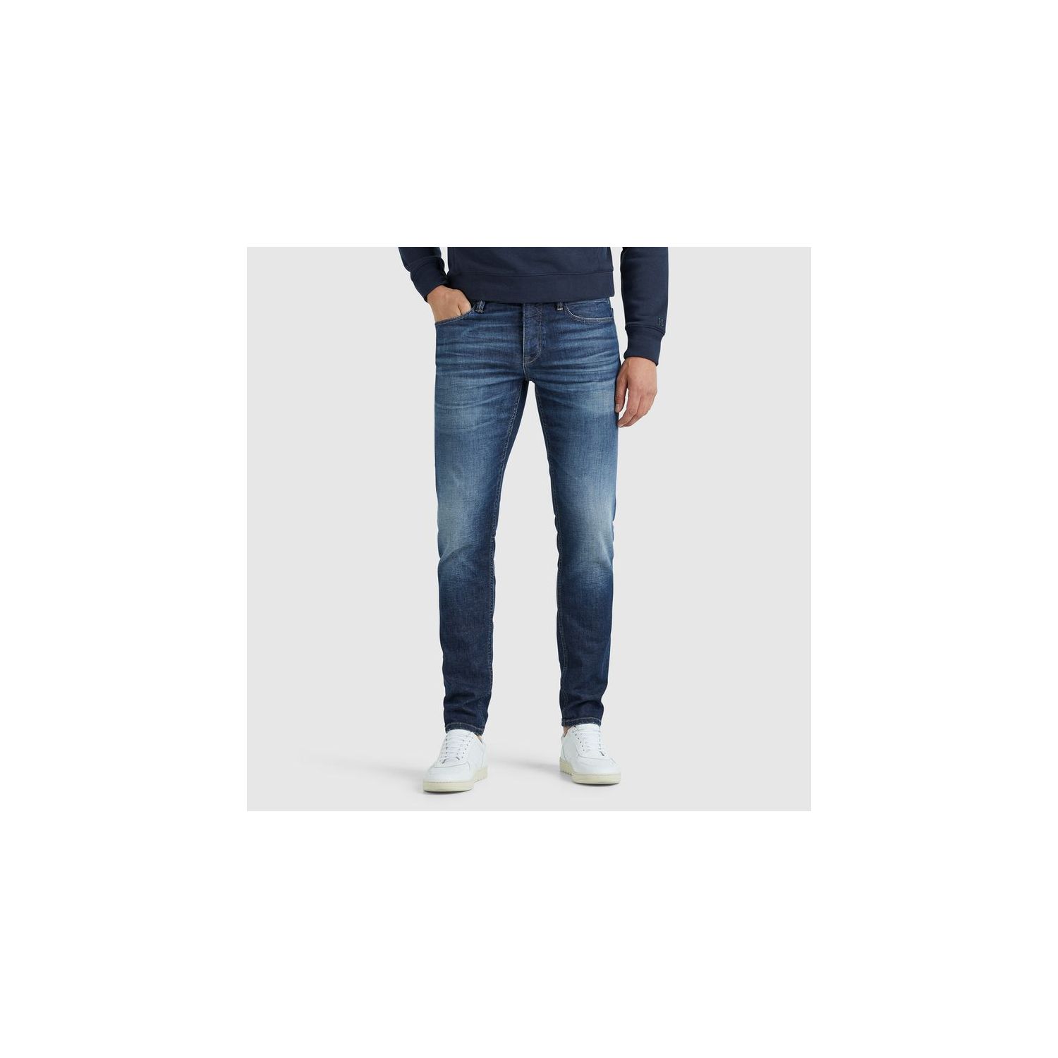 Cast Iron riser slim jeans deep intense blue