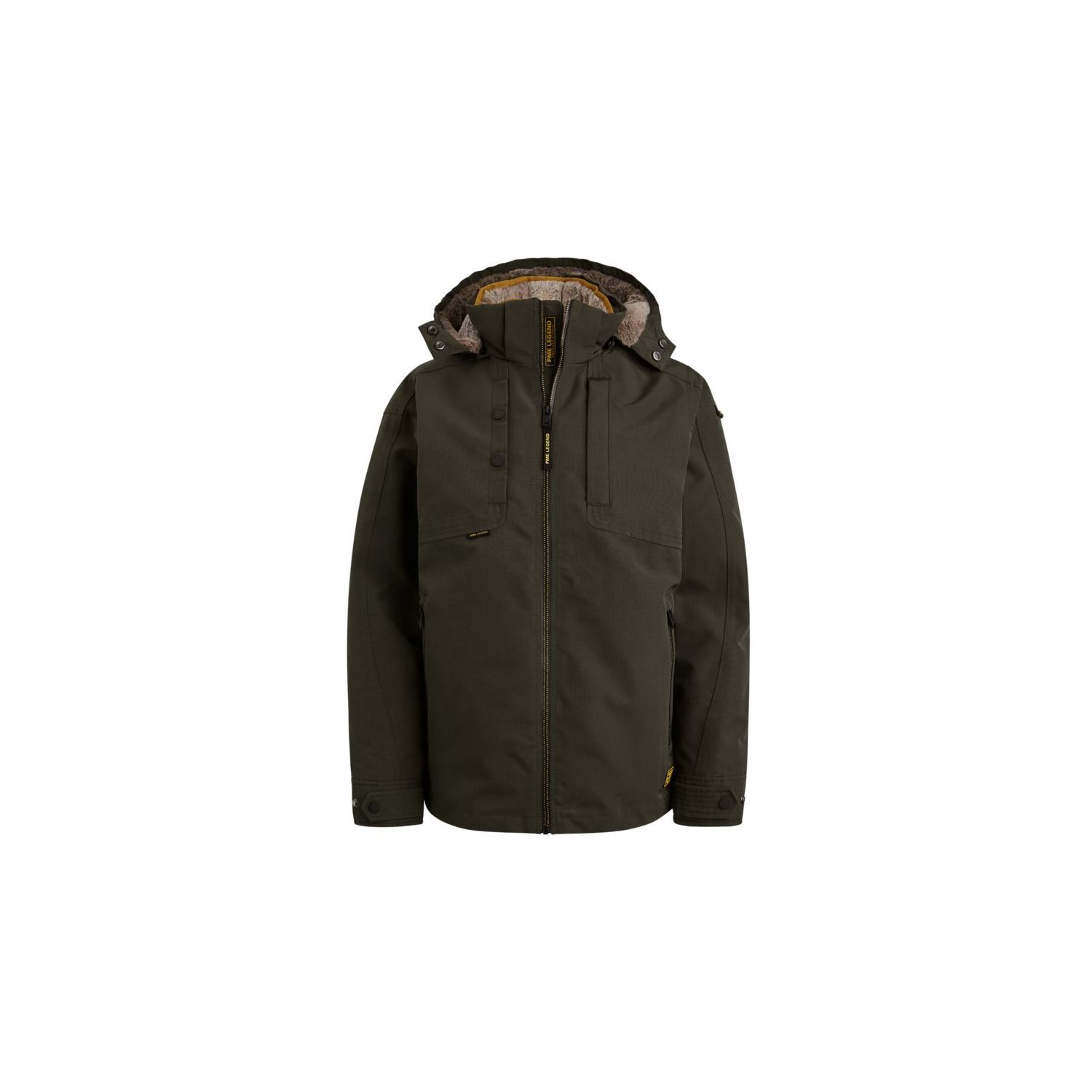 PME Legend semi long jacket snowpack peat