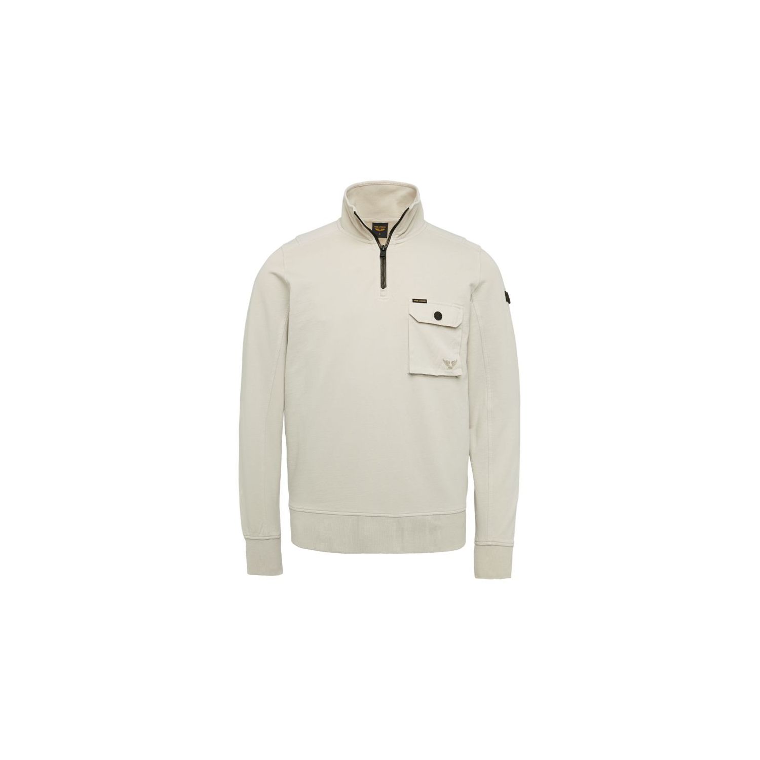 Pme legend half zip collor fine terry silver