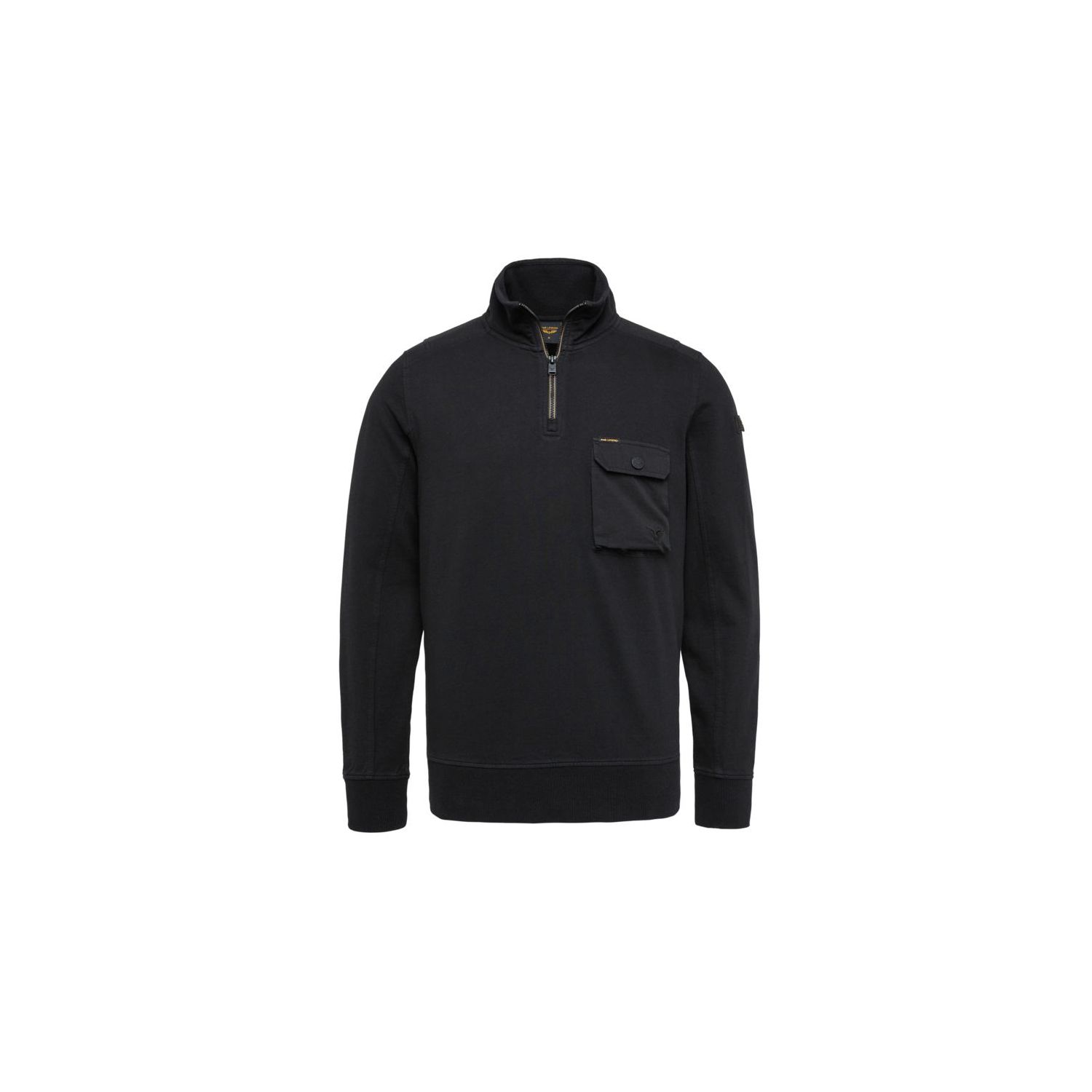 Pme legend half zip collor fine terry black