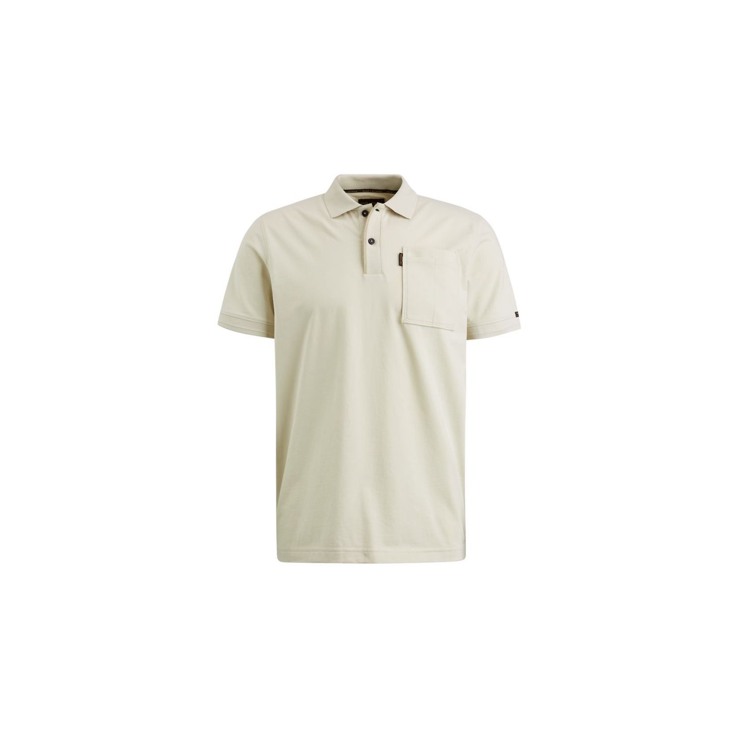 PME Legend short sleeve polo stretch jersey white