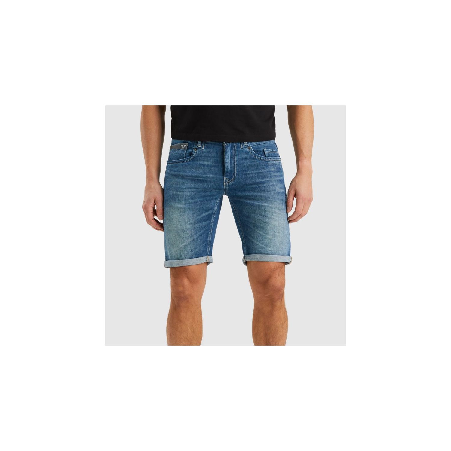 PME legend commander 3.0 shorts green stone denim