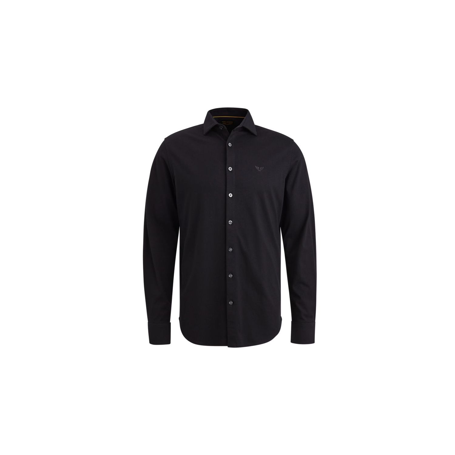 Pme legend long sleeve shirt satin jersey black