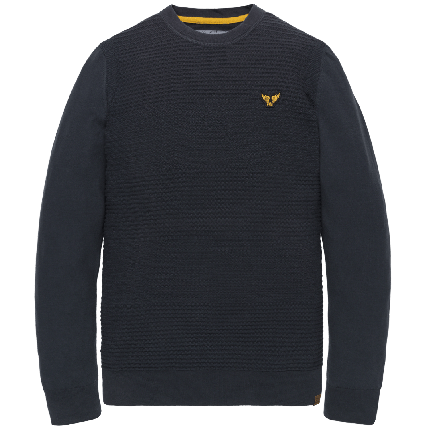 PME Legend crewneck cotton knit dark sapphire