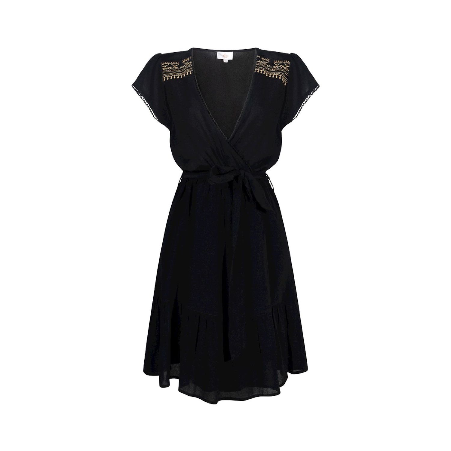 Aaiko rami dress black