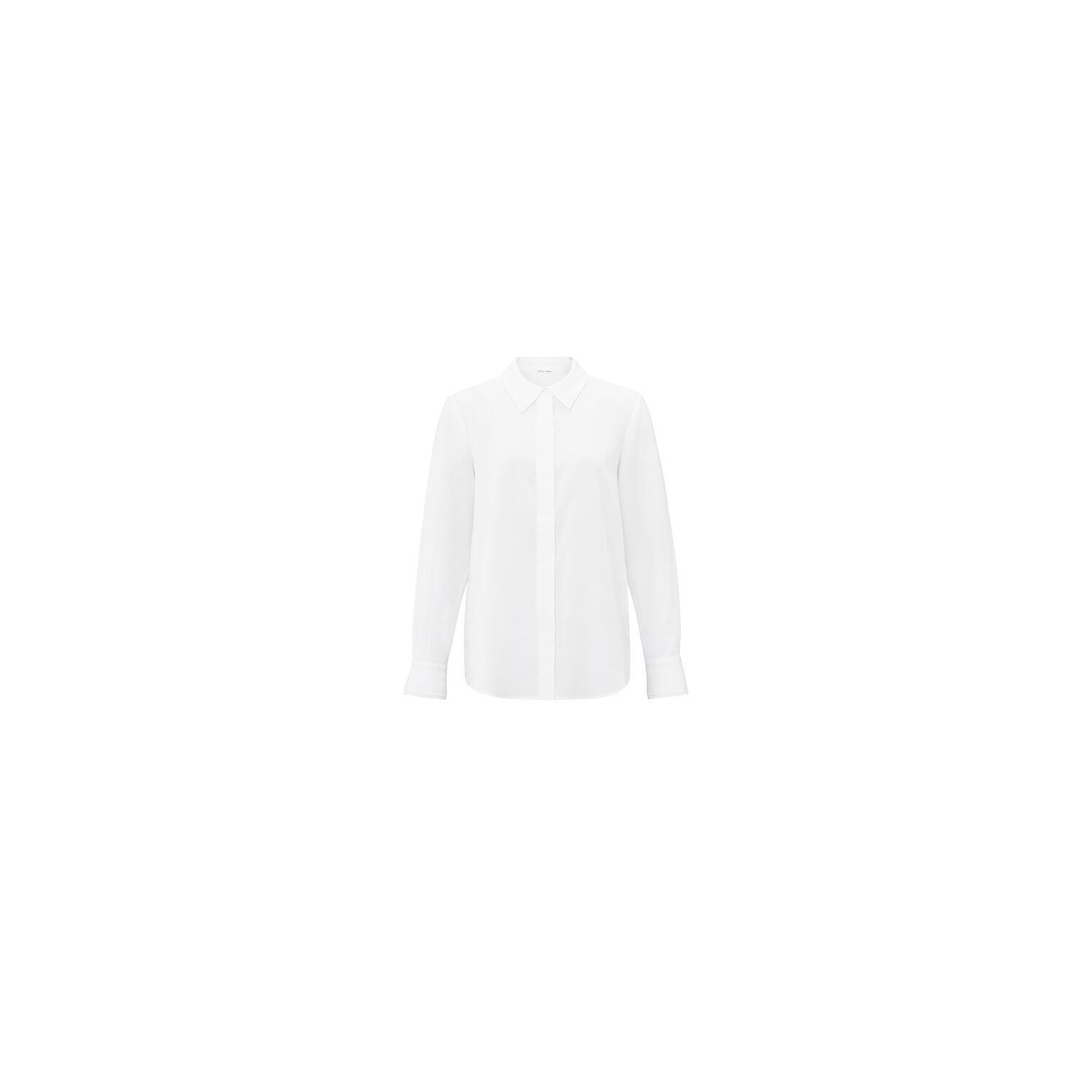 YAYA blouse cuff detail pure white