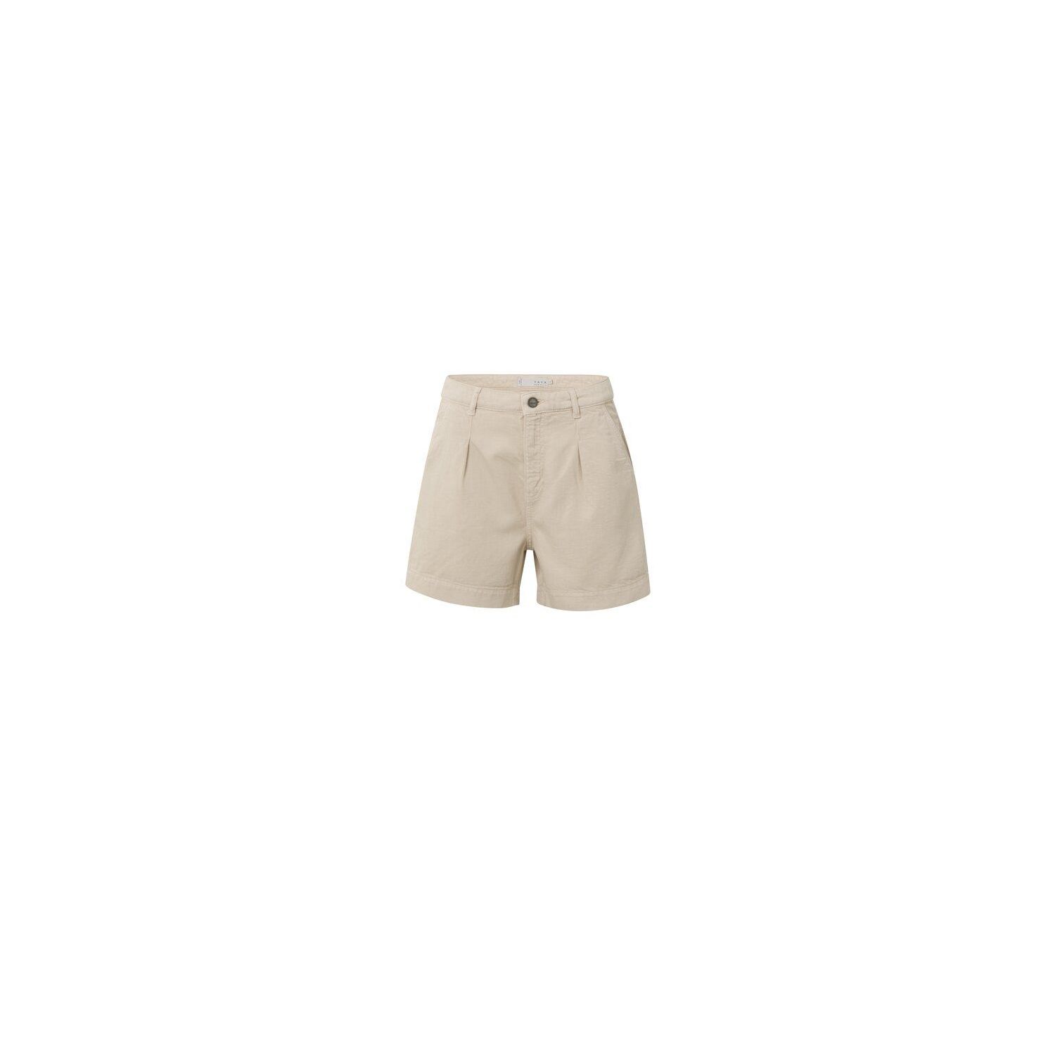 YAYA high waits loose denim short gray morn beige