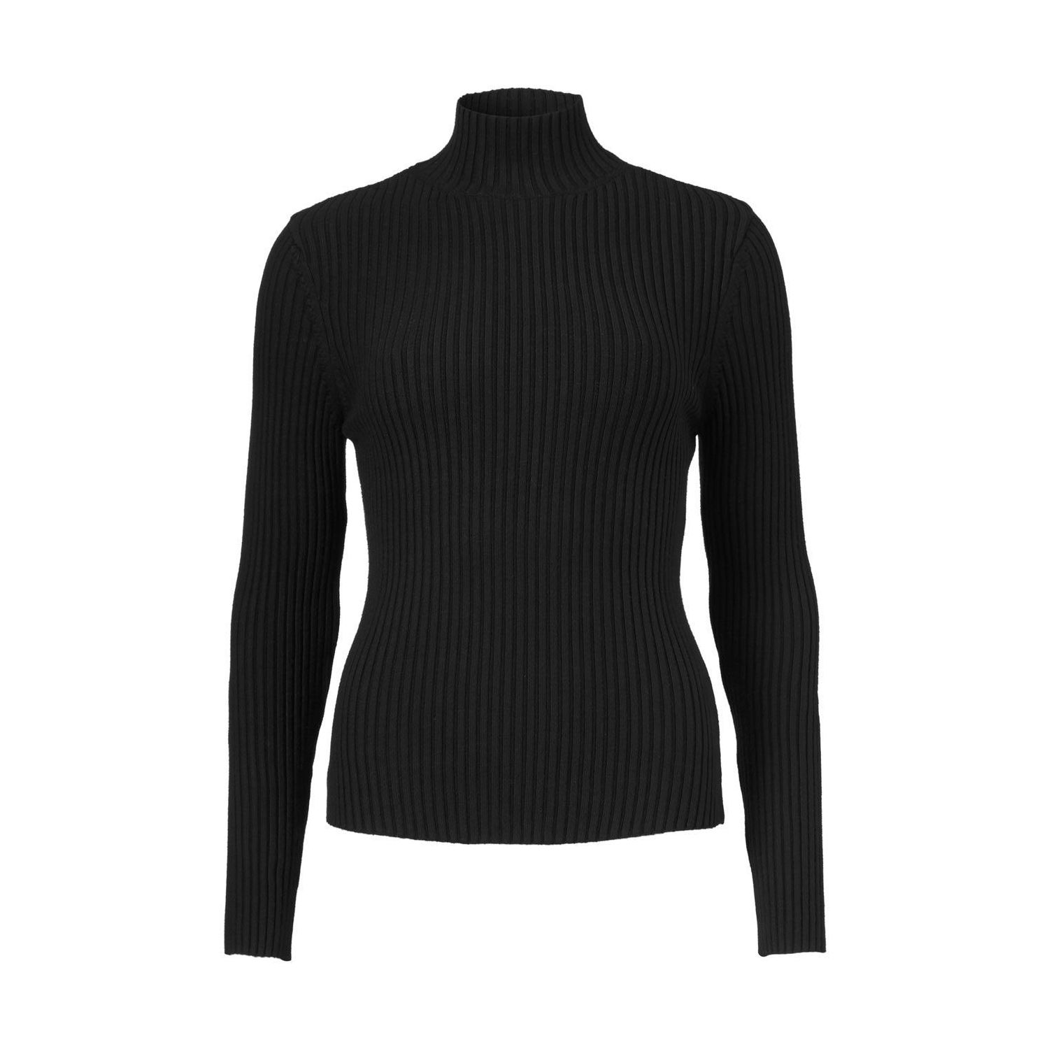 Modström saul t-neck knit sweater black