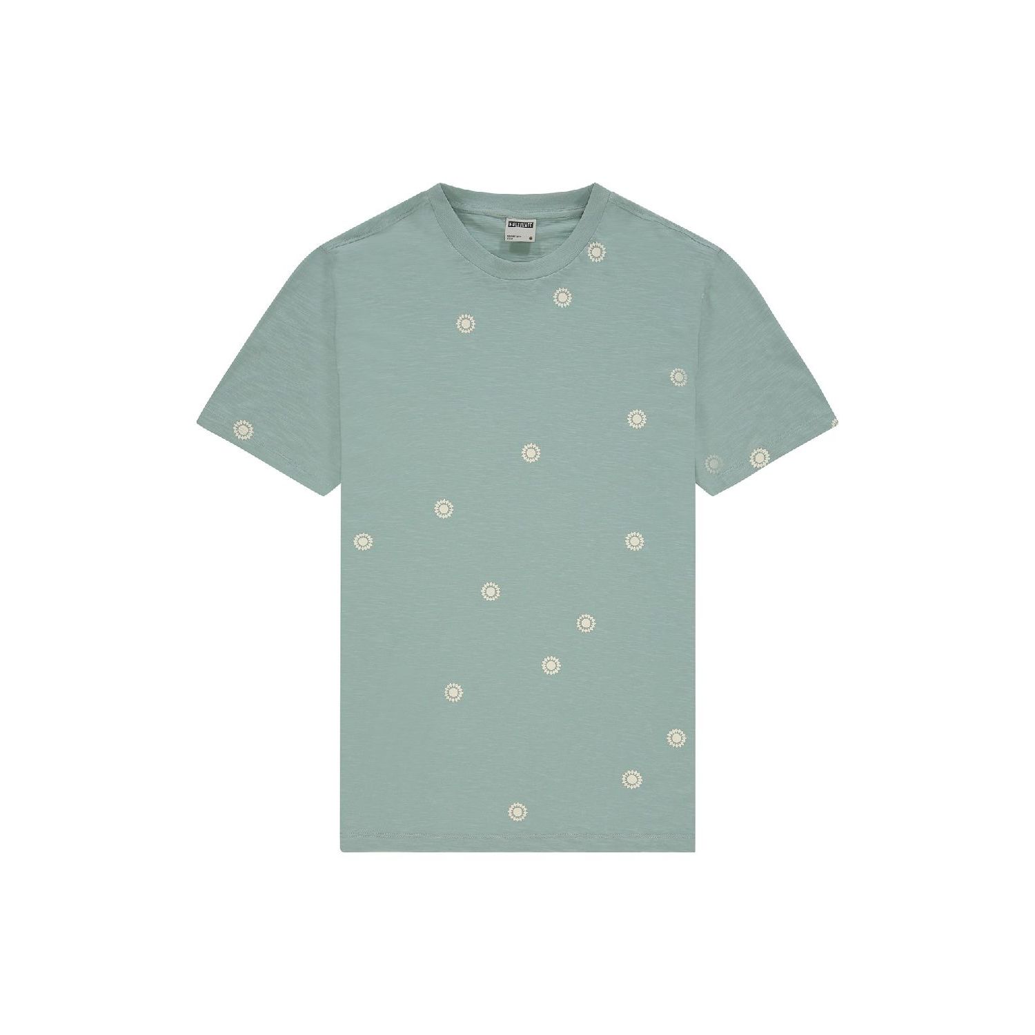 Kultivate t-shirt blue sun cloud blue