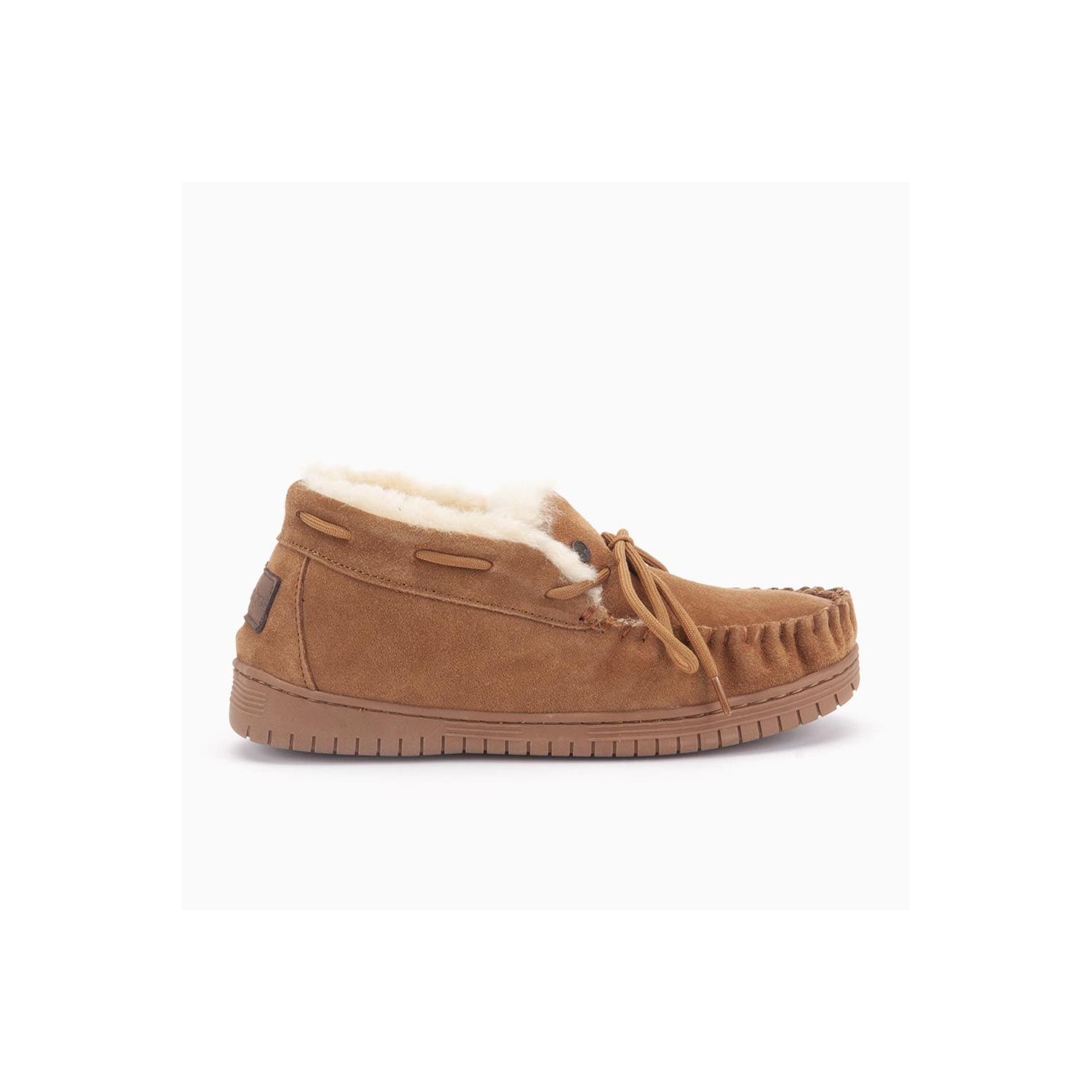 Warmbat Bunya Pantoffel Lamsvoering Cognac