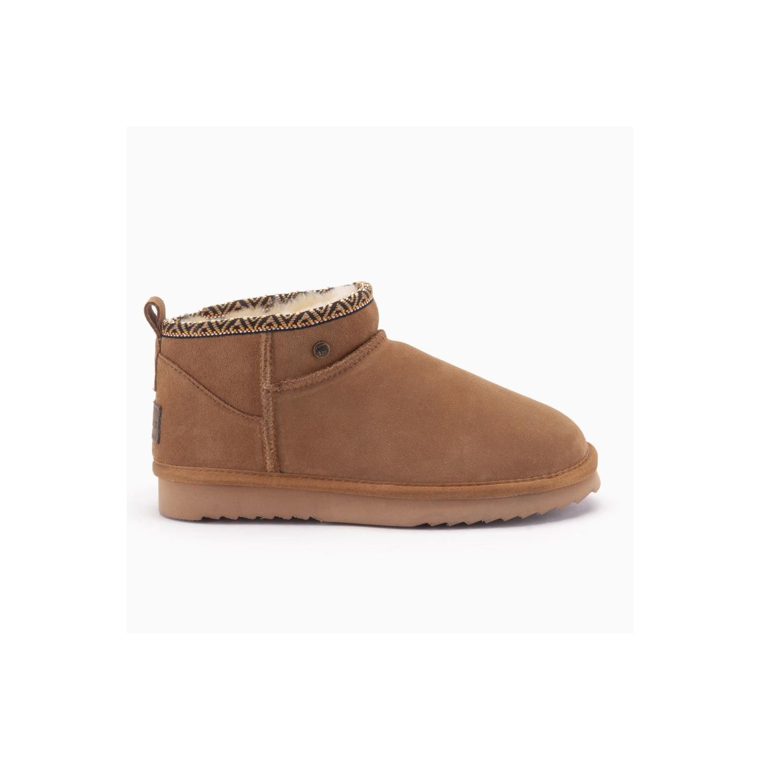 Warmbat Durack Bootje Lamsvoering Cognac