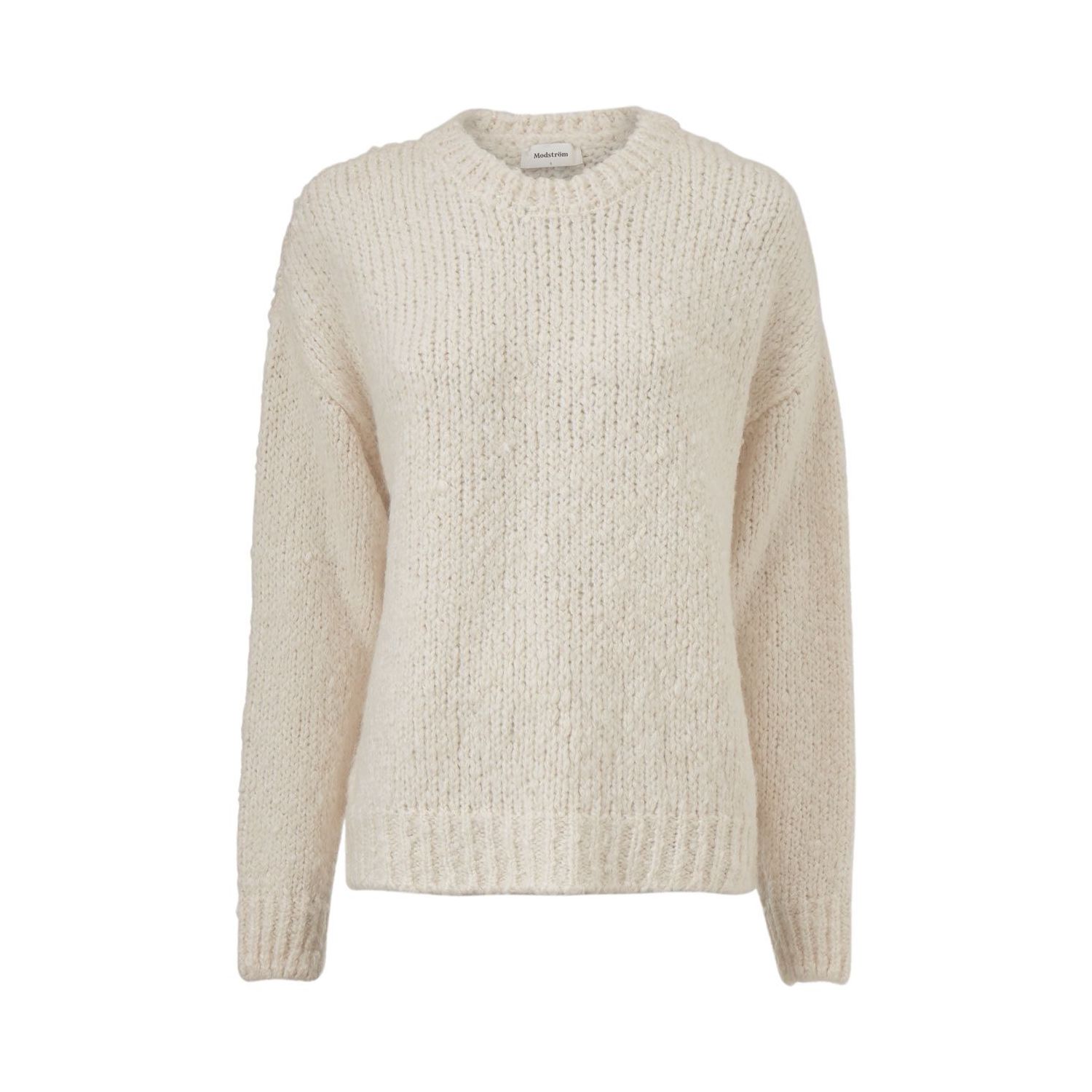 Modstrom valentia o-neck knit sweater off white