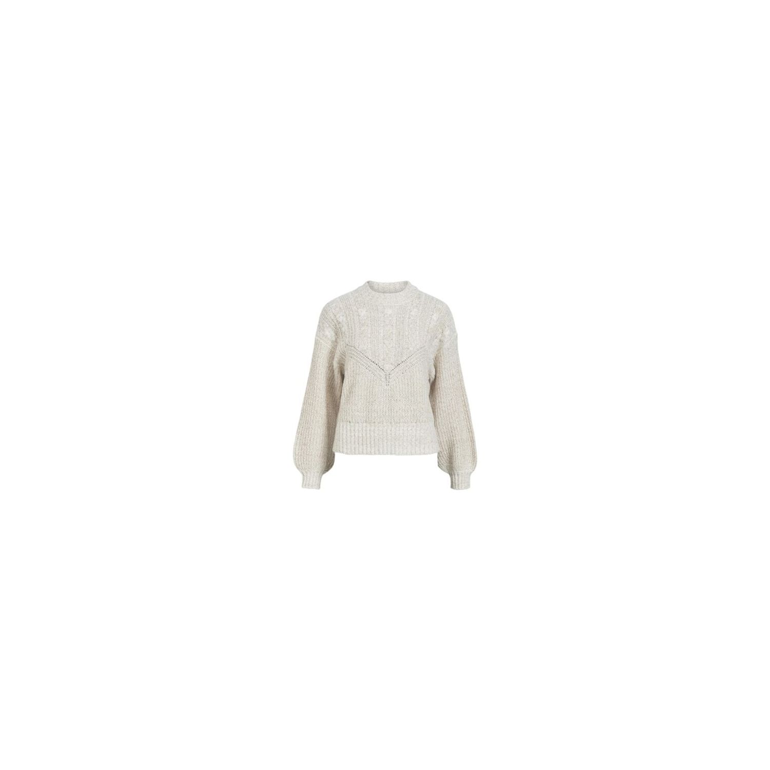 Object objnova stella cable knit pullover hummus