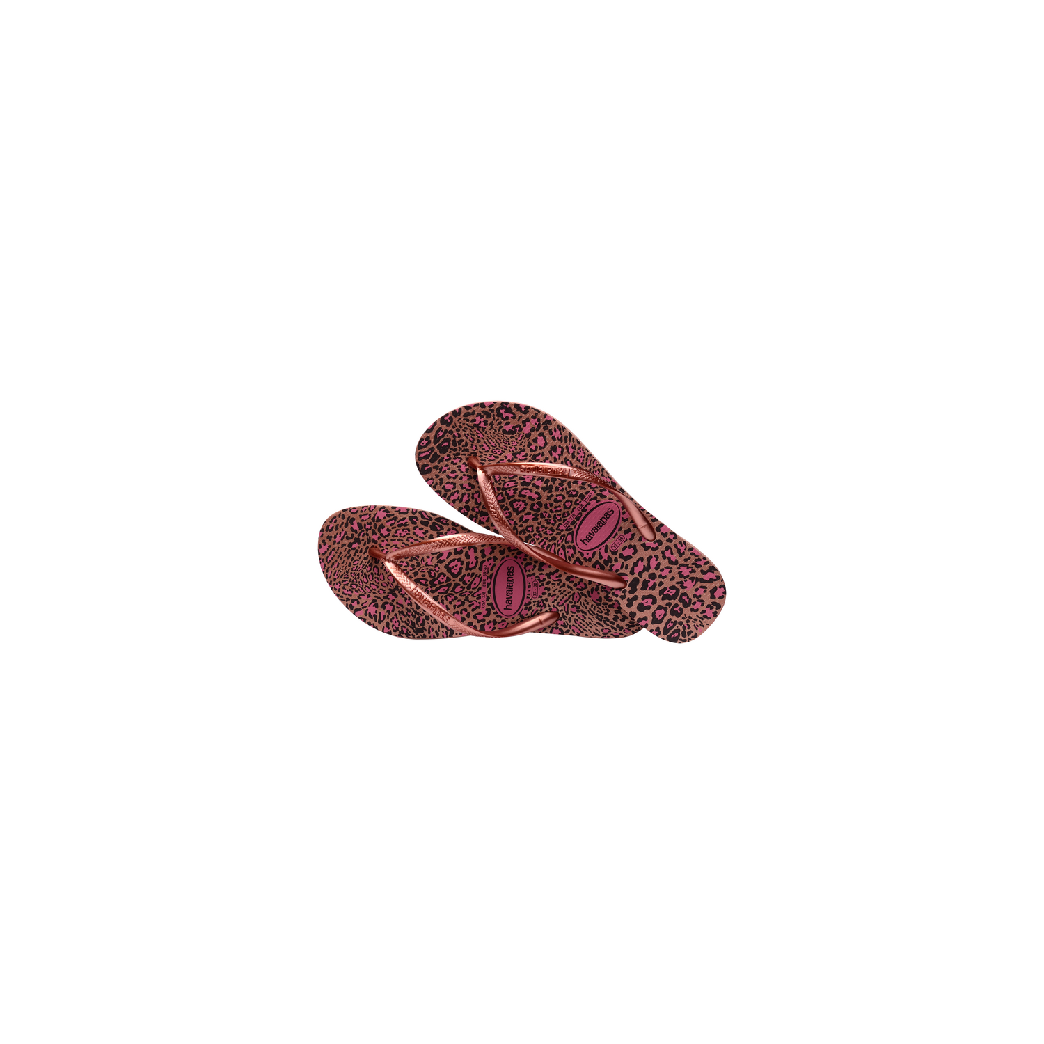 Havaianas Slim Animals Crocus Rose/Golden Blush