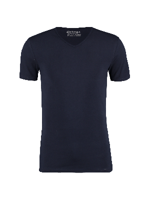 Garage tshirt v-neck body fit s/sl navy