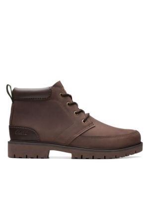 Clarks Rossdale Mid Brown WLined Lea