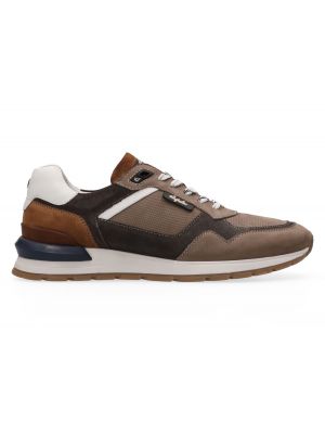 Australian Novocento Grey/Cognac/White Leather